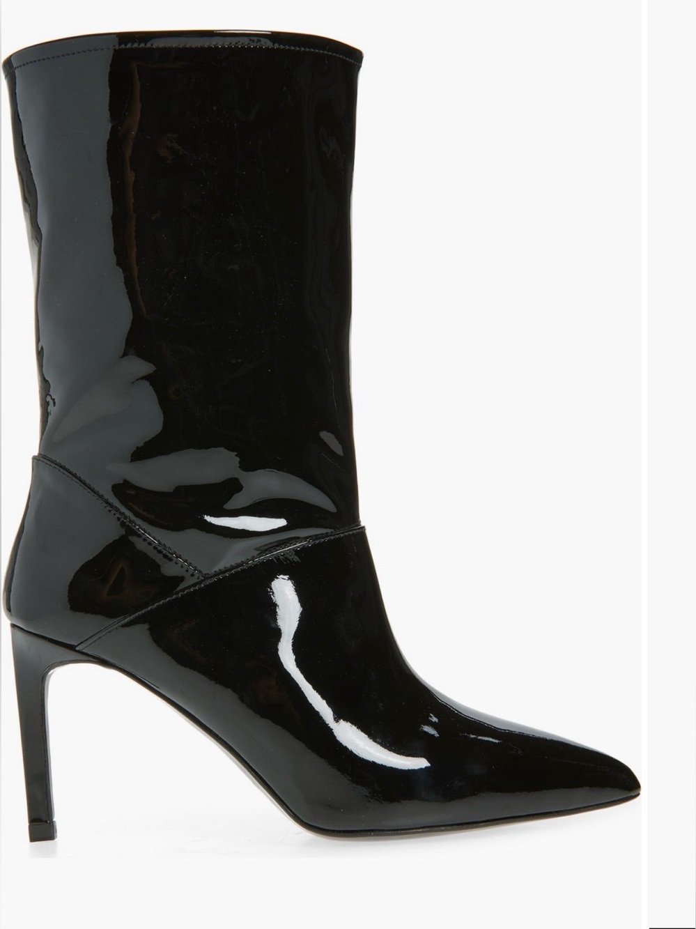 All Saints Orlana Patent Leather Boots
